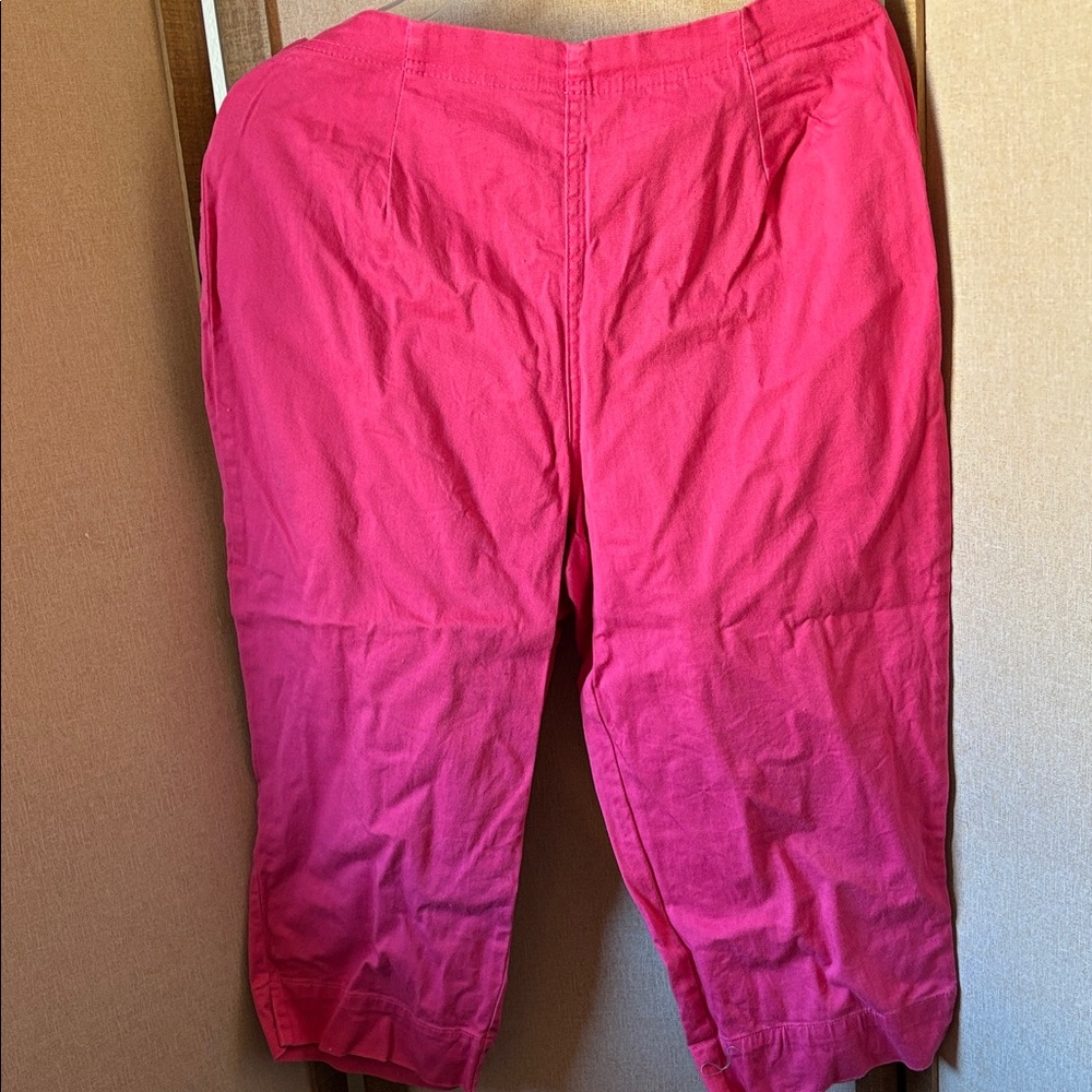 FINAL MARKDOWN White Stag Women's Bright jeggings style Pink Capris large